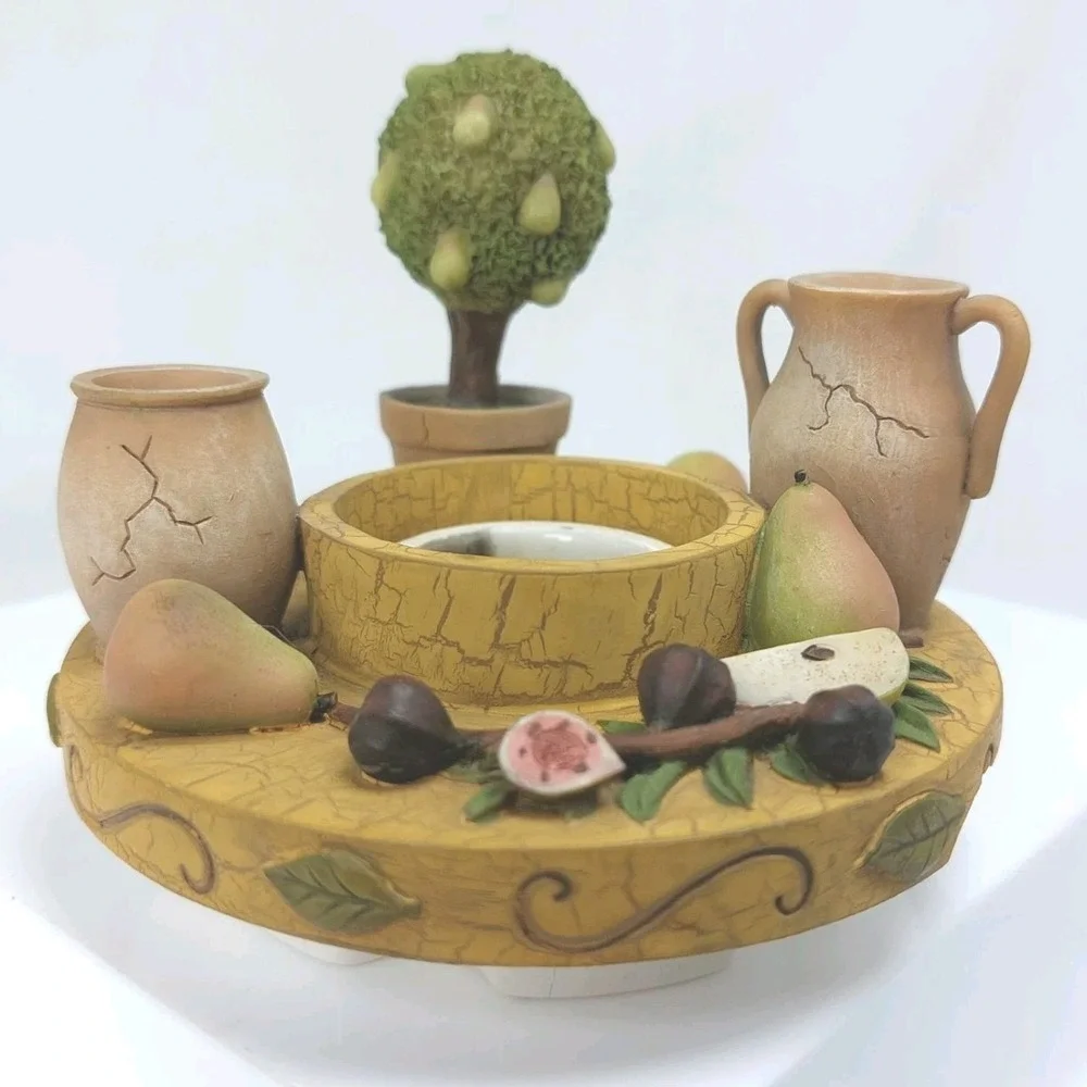Our America By Yankee Candle Capper Topper Vessels And Figs 3 7/8